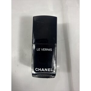 CHANEL le Vernis Nail Polish, Pure Black # 713 NWOB
